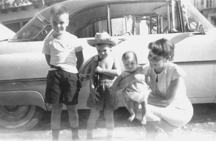 Alan, David baby and Sal