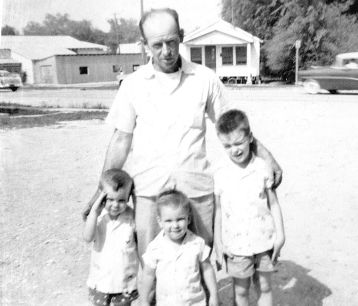 Dad, David, Mark and Alan