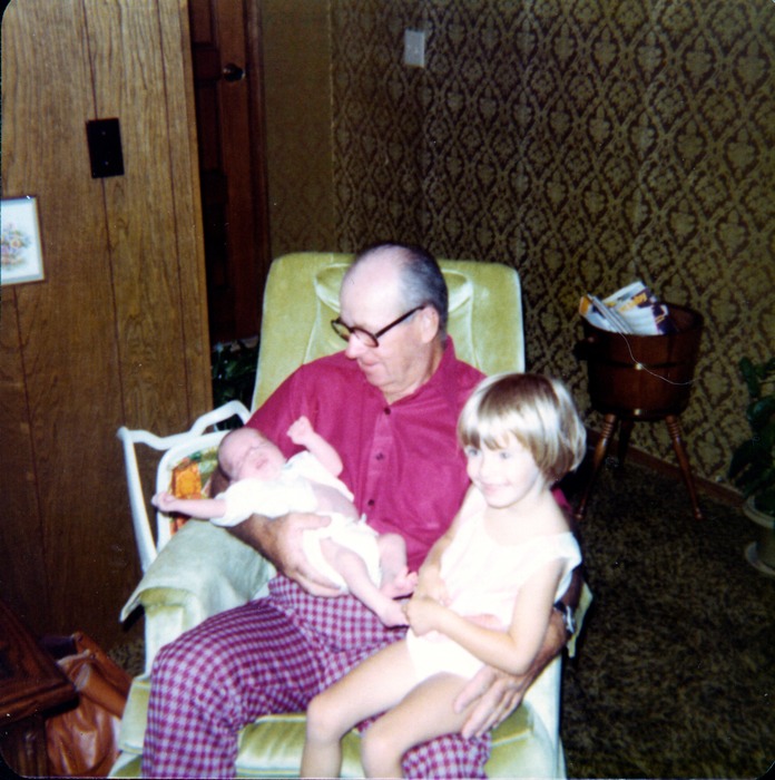 Dad with Jonathan and Jennifer