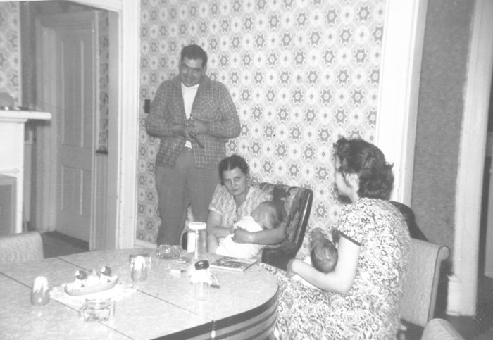 Dan, Mum, Mom and two little ones