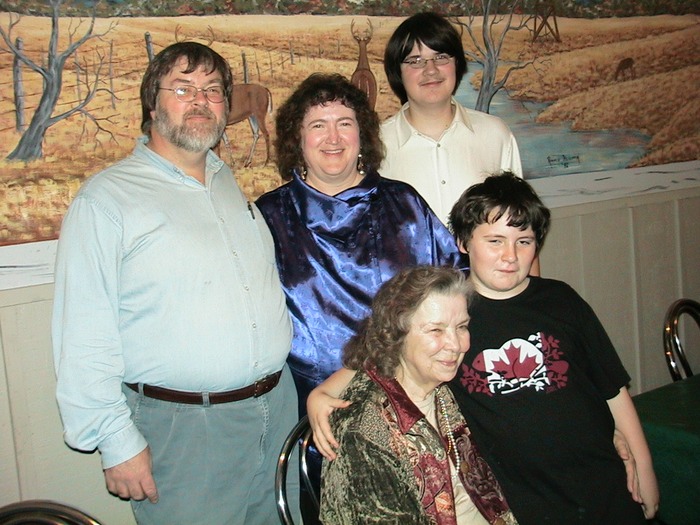 Mark, Janet, Andrew, Conor, and Mom